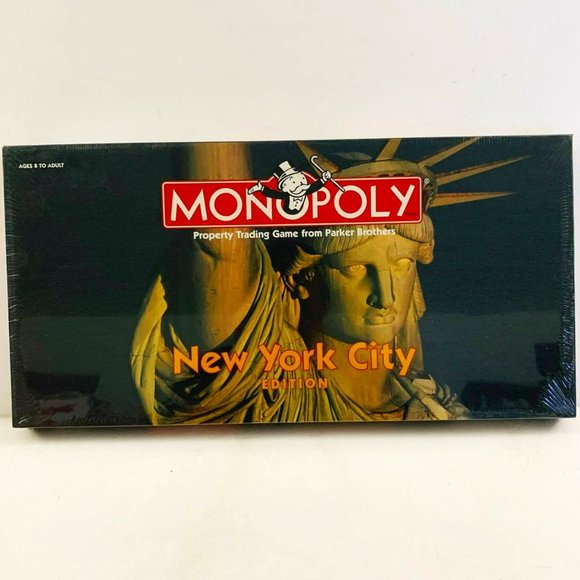 Vintage Monopoly New York City Edition The Big Apple 1998 Board Game New Sealed - Picture 1 of 7